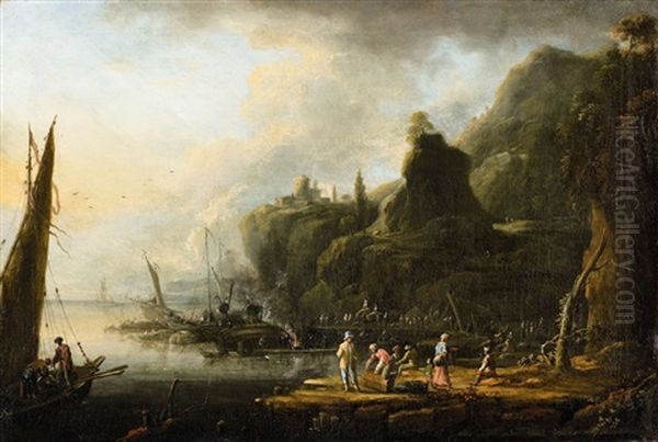 Coastal Landscape With A Jetty - view 1