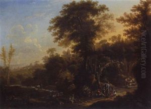 Waldlandschaft by Johann Friedrich Thiele