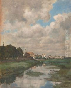 Ansicht Von Dingolfing by Paul Thiem