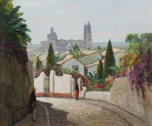 Taxco Cathedral, Mexico by Anthony Thieme