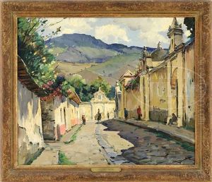 Calle De San Francisco, Antiqua, Guatemala by Anthony Thieme
