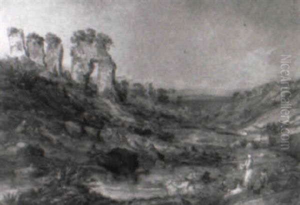 Ruines D'un Aqueduc Sur La Riviere Des Juifs Pres De Tanger - view 1