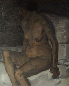 Femme Nue A Sainte-avoye by Gaston Thiesson