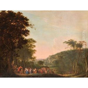 The Reconciliation Of Jacob And Esau by Daniel Jansz Thievaert