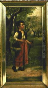 Madchen In Tracht by Ada Thilen