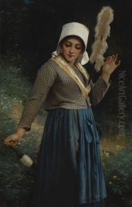 Paysanne De La Creuse by Charles Victor Thirion