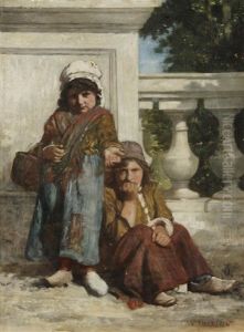 Deux Mendiants by Charles Victor Thirion