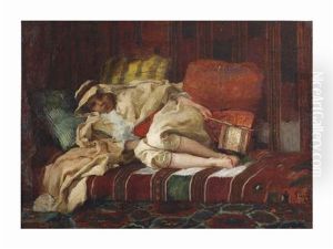 A Young Oriental Boy by Eugene Romain Thirion