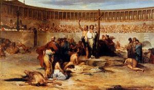 Triumph Of Faith - Christian Martyrs In The Time Of Nero 65 A.d.