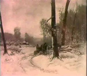 Boschgezicht By Winter by Hendrik Otto Van Thol