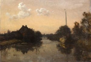 Zomernacht (moonlit Canal Scene, The Hague) Zomernacht (moonlit Canal Scene, The Hague)