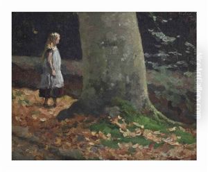 The Daughter Of Painter Arntzenius, Peronne, In A Forest