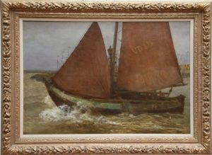 Volendammer Viskotter by Willem Bastiaan Tholen
