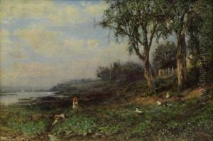 Children With Ducks by James Crawford Thom