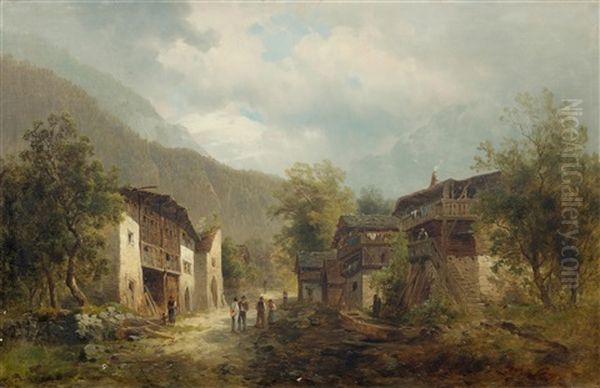 Street In Sempach In Switzerland - view 1