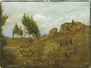 Schwarzwaldtal Bei Bernau by Hans Thoma