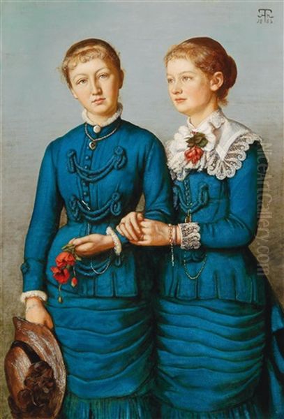 Portrait Of The Two Haag Daughters - view 1