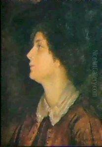 Dame Mit Hut by Hedwig Thoma