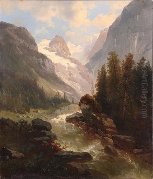 Wild Stream In Dachstein - view 1