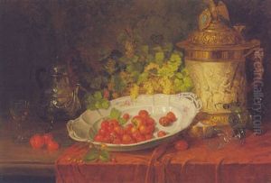 Still Life With Strawberries by Karl Thoma-Hofele