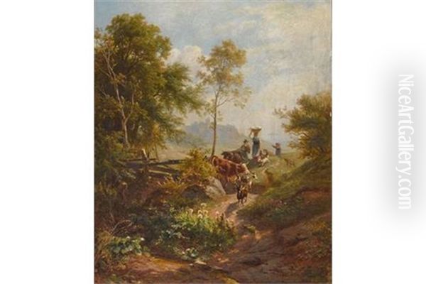 Bauern Mit Vieh - view 1