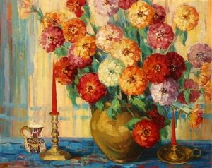 Floral Still Life by Alice Blair Thomas