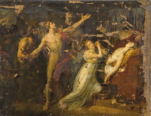 Briseis Pleurant Patrocle - view 1