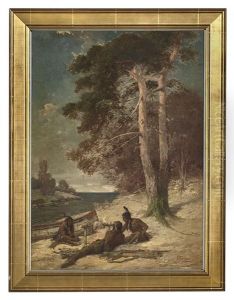 Camping On The Banks Of A River