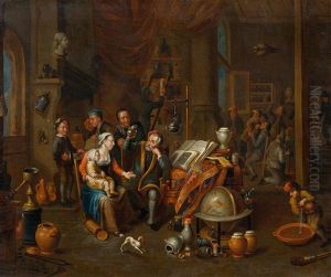 An Interior Scene With A Visit To The Doctor