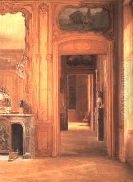 Interior Of The Hotel Brulard (?) De Genlis, Paris - view 1
