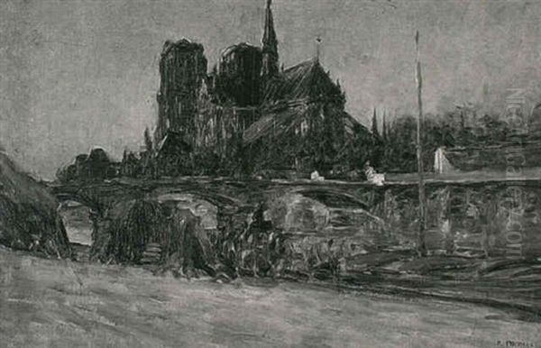 Paris, Notre-dame - view 1