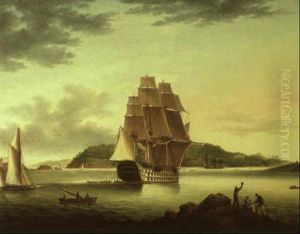 H.m.s. Britannia Setting Out From Plymouth