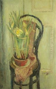 Daffodils - November Twilight Chelsea by Margaret Thomas