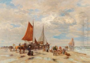Fishermen On The Beach thumbnail