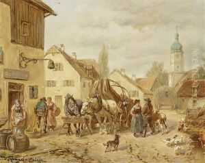 Encounter In The Country Road