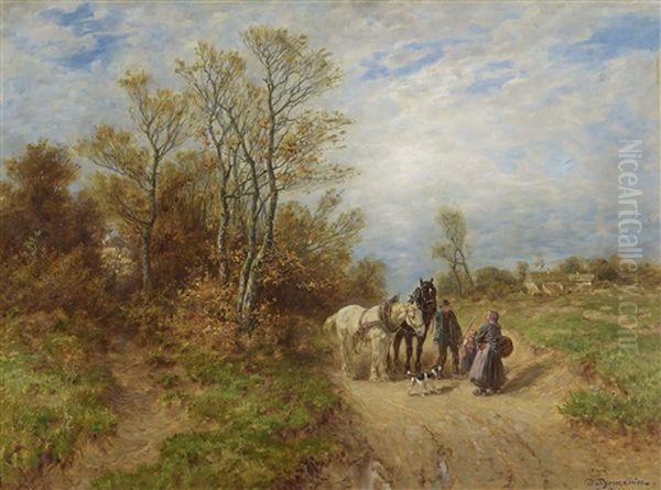 Encounter In The Country Road - view 1
