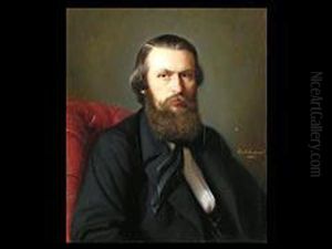 Portrait Eines Herren Mit Bart