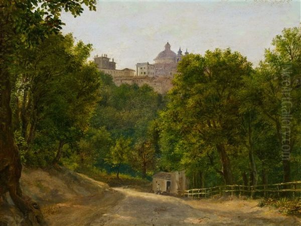 Italian Landscape With A Church - view 1