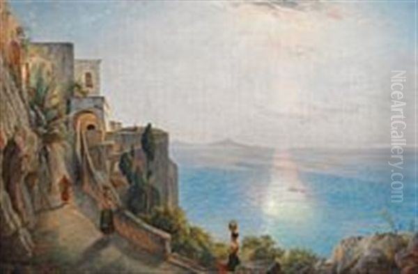 View Of The Bay Of Naples, Bright Sunshine - view 1