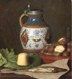 A Kitchen Still Life by Emil Brehmer