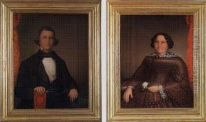 Pendant Portrait Of William Franklin Dubose by Adrian E. Thompson
