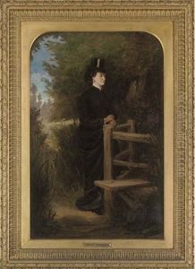 At The Sty by Alfred Thompson
