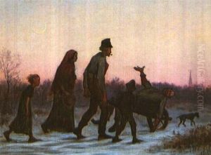 Bringing Papa Home by Alfred Wordsworth Thompson
