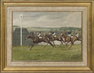 The Steward's Cup Winners, Goodwood by Algernon Alfred Cankerien Thompson