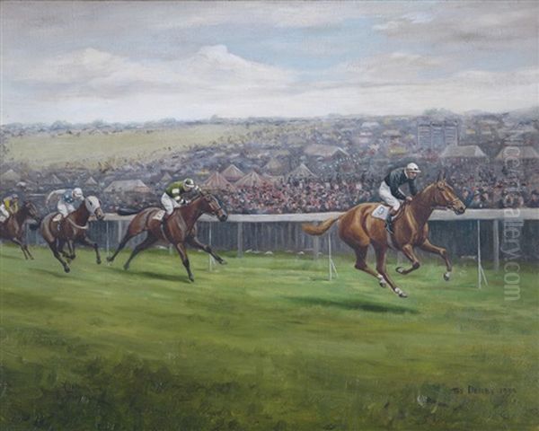 Lord Derby's Hyperion Winning The Derby In 1933 - view 1