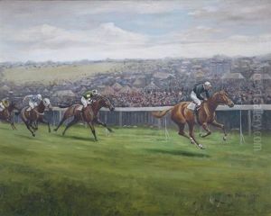 Lord Derby's Hyperion Winning The Derby In 1933