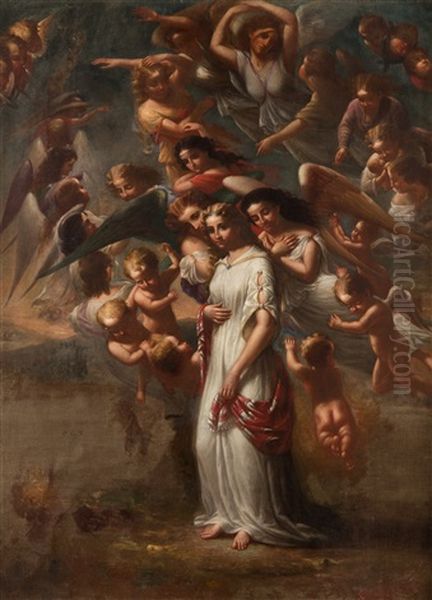 Virgin Mary With Guardian Angels And Saint Innocents - view 1