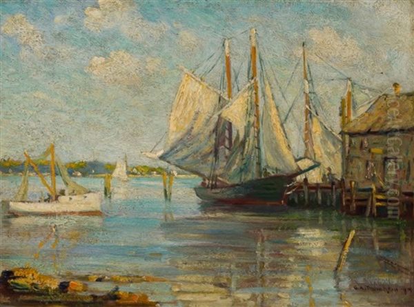 Boats In Harbor - view 1