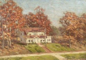 House Portrait, Autumn by George Albert Thompson
