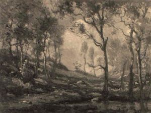 The Edge Of The Woods by George Albert Thompson